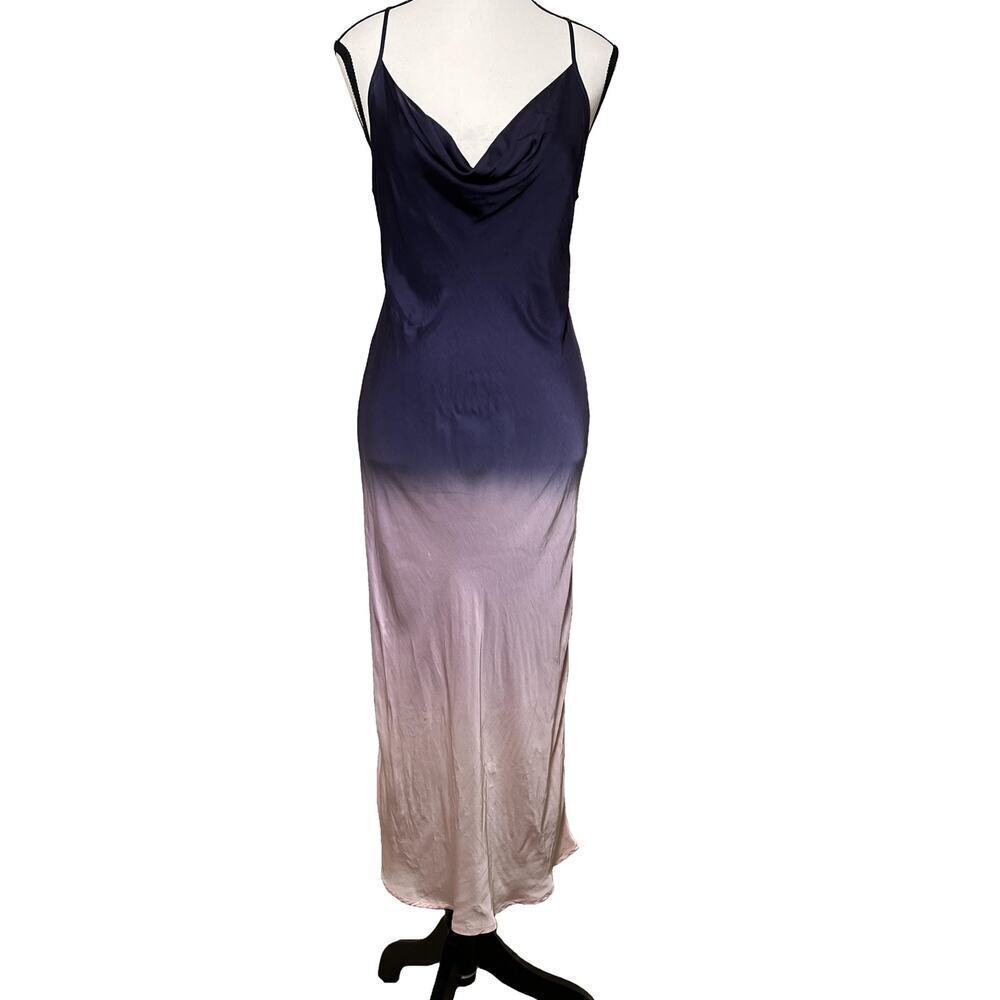 Young Fabulous & Broke YFB Sweetie Midi Tie Dye Ombre Slip Dress Size S